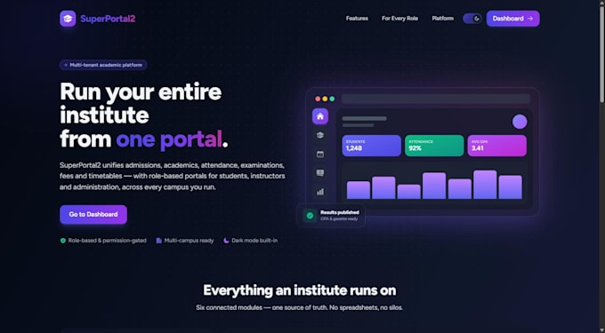 build a custom school, college or university management erp