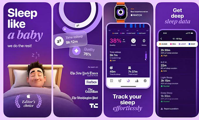 design eye catching app screenshots for app store or google play store