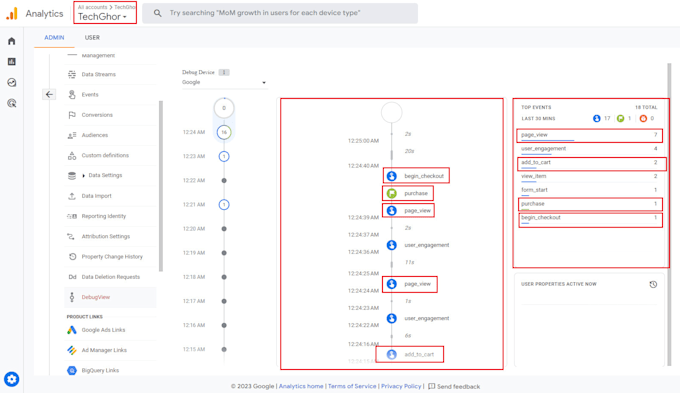set up or fix ga4 custom dashboard and ecommerce tracking with GTM