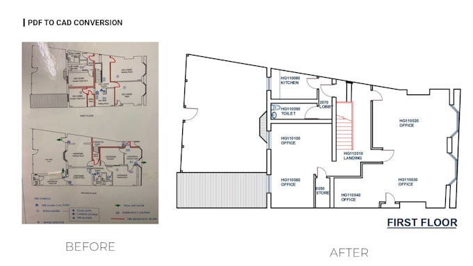 convert any pdf or image into cad