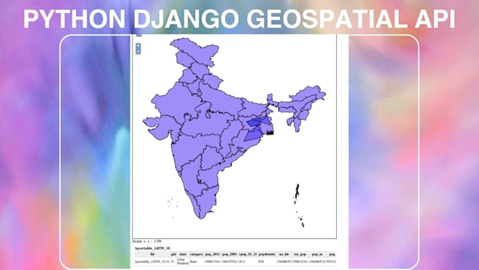 Develop a robust python django geospatial api for your location based ...