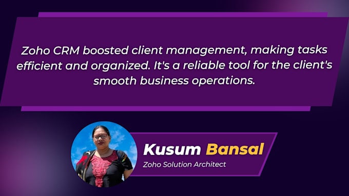 setup and customize your zoho CRM