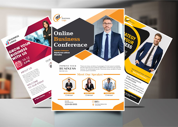 design an awesome flyer, business, company and product flyer