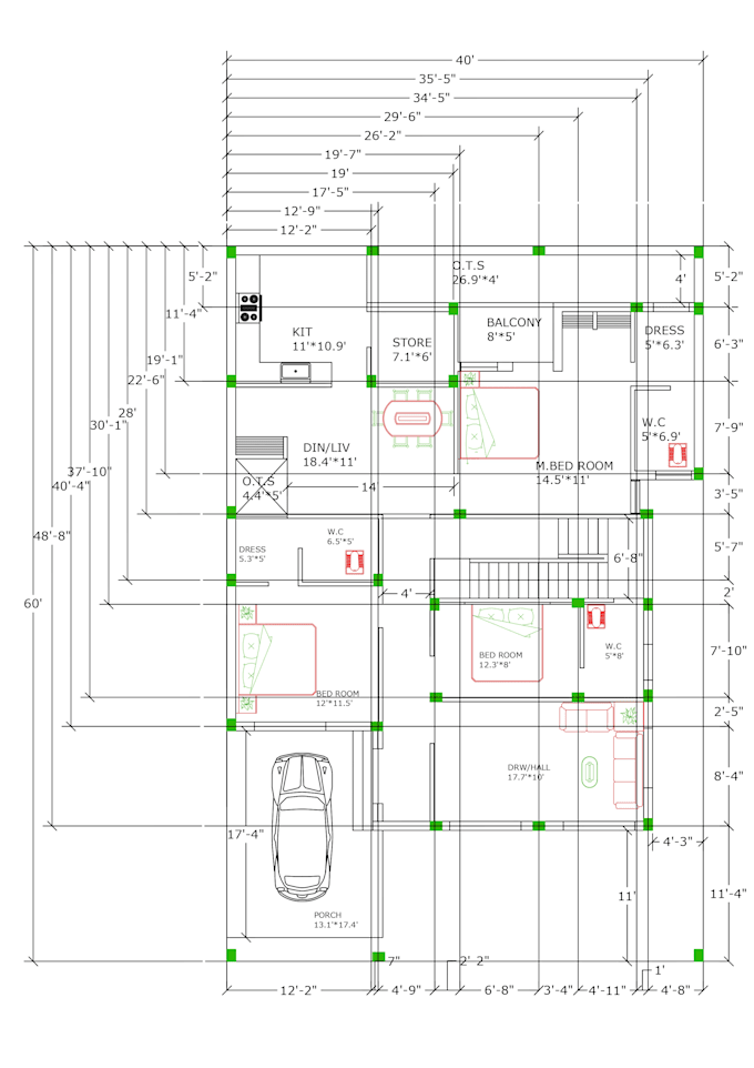 Desigen or redesigen all 2d civil drawings by Digi_singh | Fiverr