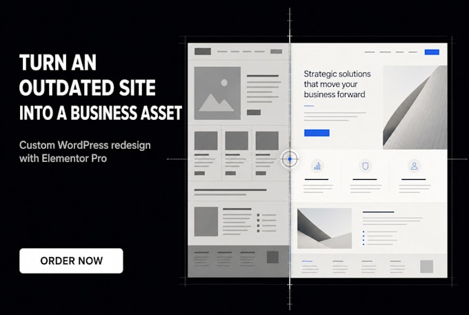 design a custom wordpress business website with elementor pro