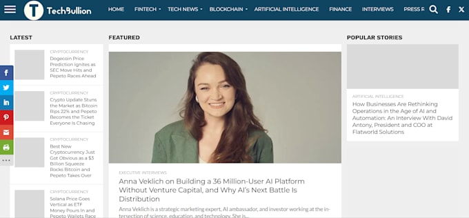 publish article on techbullion da DR 70 website at low price