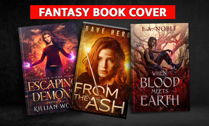 design fantasy book cover, ebook cover within 4 hrs
