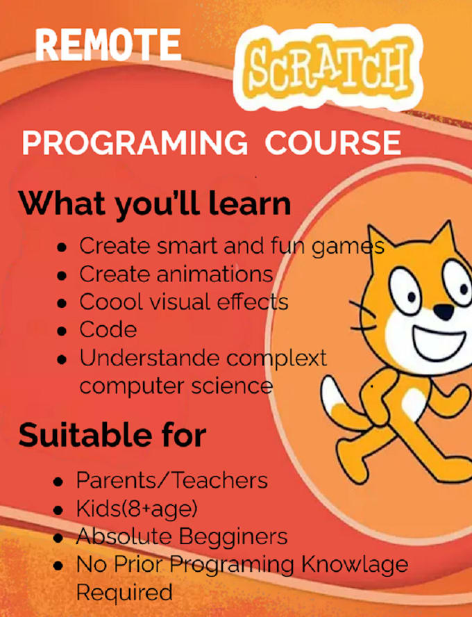 Teach your kids how to create their own games by Pavolmocko888 | Fiverr