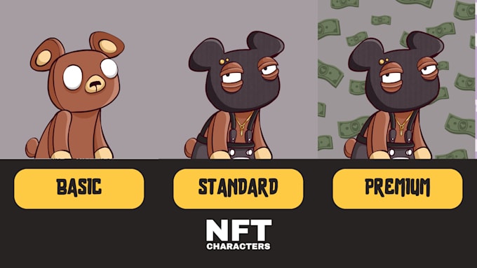 create unique nft or pfp cartoon for you