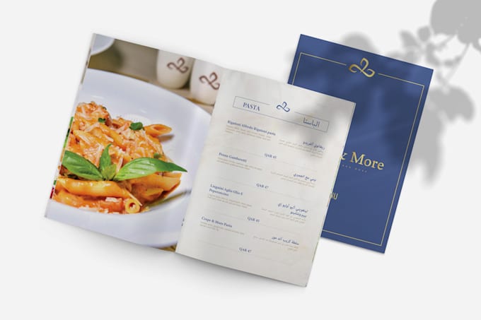 do restaurant menu design, food menu or digital menu
