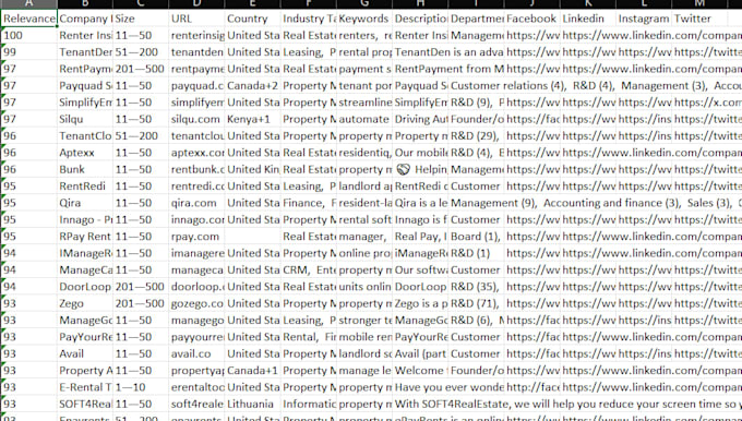 do web scraping and data extraction into clean excel or CSV files