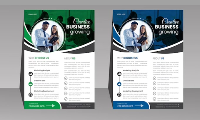 create digital flyer designs create leaflet business card pamphlet and brochure