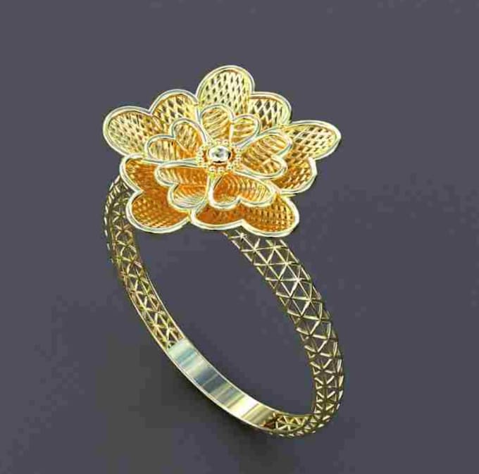 50 rings 3dm and stl file available