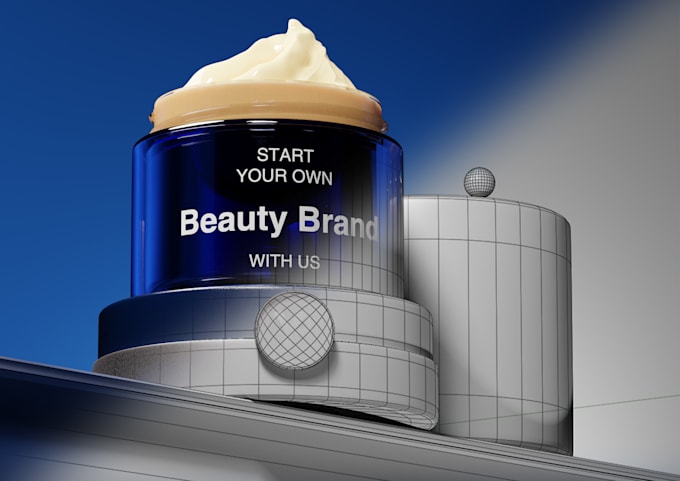 do 3d skincare and cosmetic product for your brands