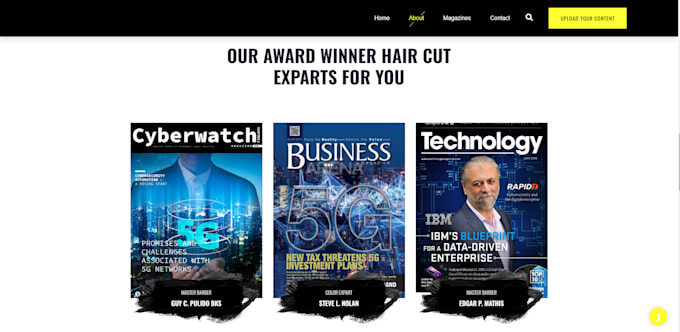 design a professional responsive html website or landing page