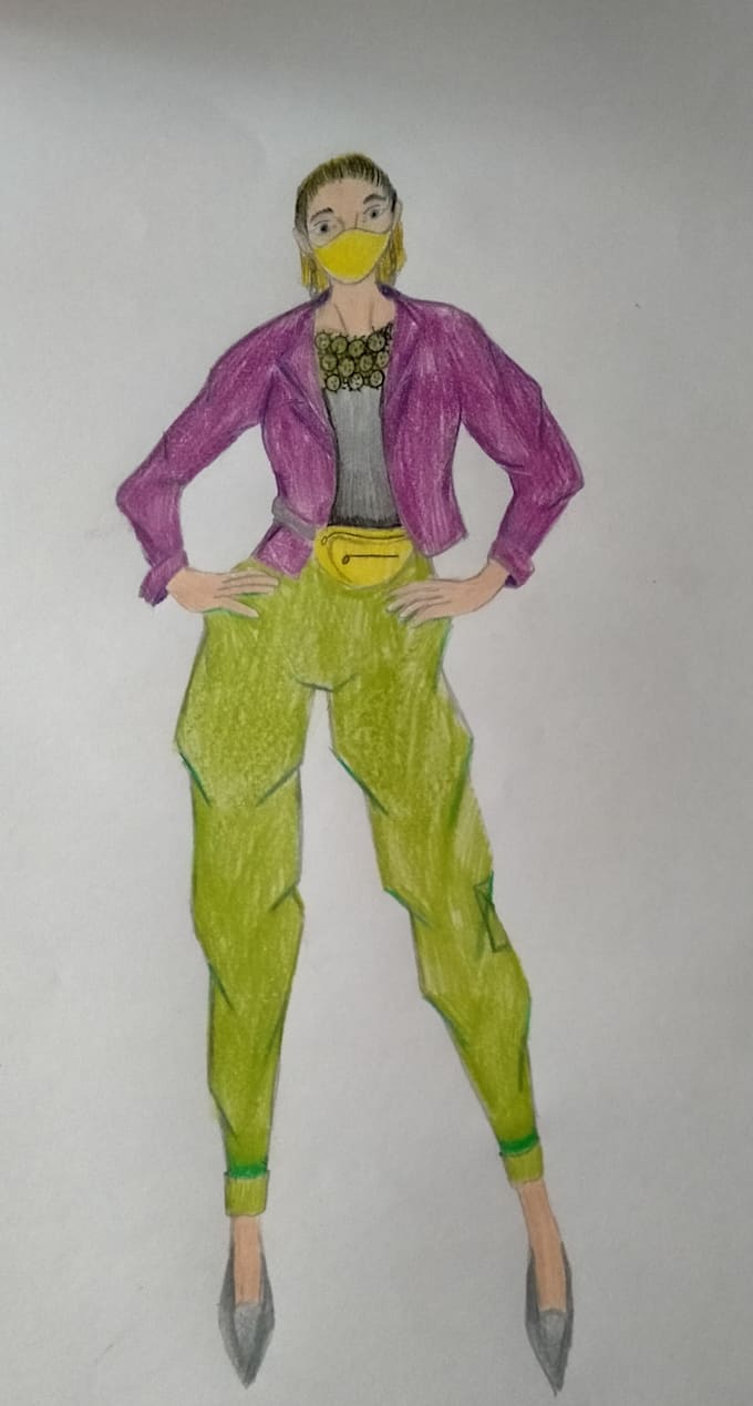 draw realistic fashion illustration