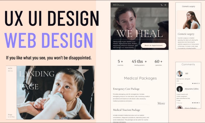 Design responsive website ui ux design in figma by Lebplaksa | Fiverr