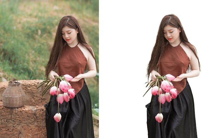 cut out images background removal professionally