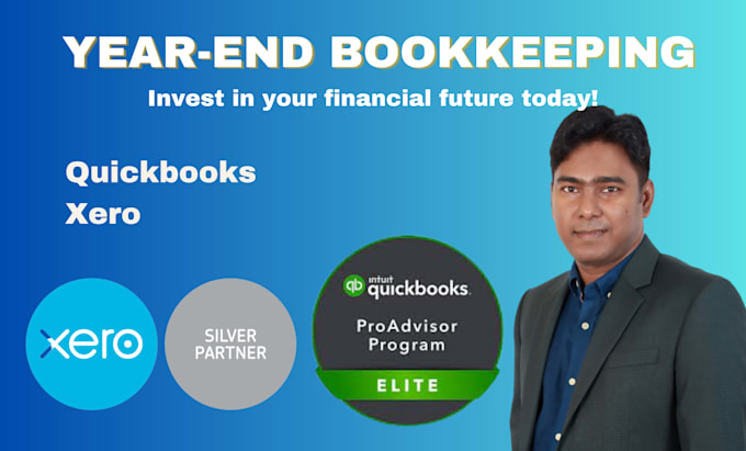 do year end bookkeeping, set up, quickbooks clean up
