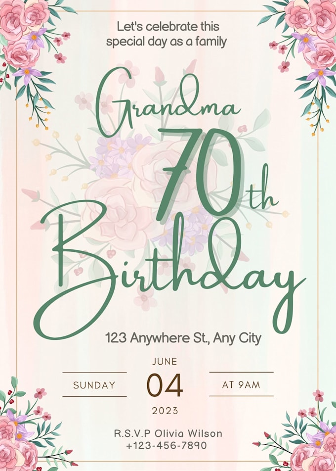 Design wedding invitation card birthday invitation party invitation