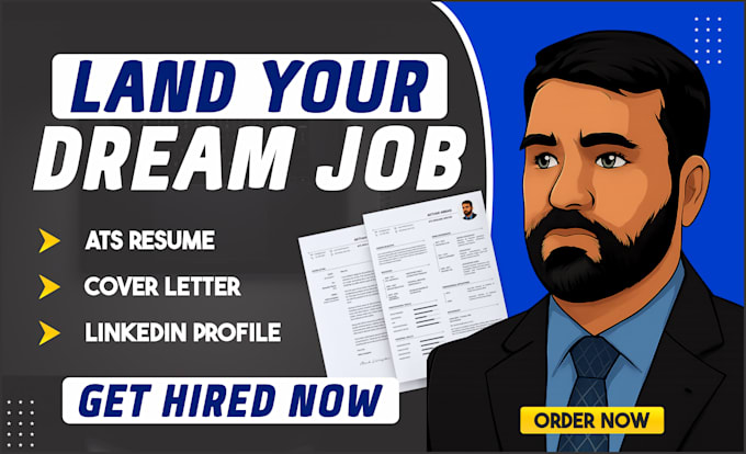 revamp, write, design ats optimized resumes, cvs and cover letter in 2 hr
