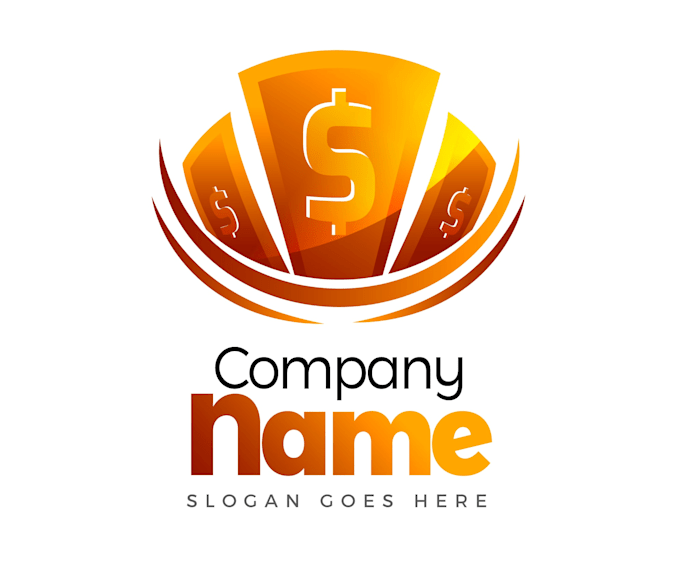 design modern creative money logo