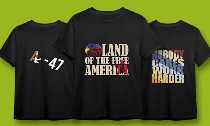 Do custom typography t shirt design for you by Foysalcreation7 | Fiverr