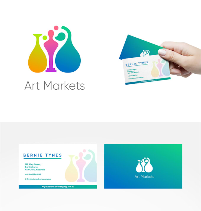 make amazing supernatural gallery art logo design