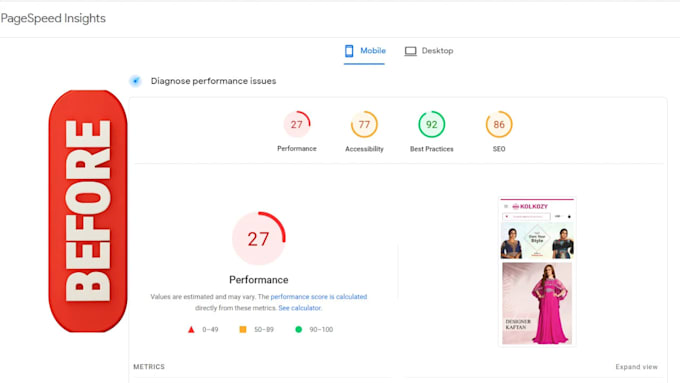 boost your website speed 90 google pagespeed insights score
