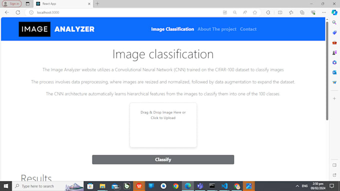 Do ai image, text and audio classification app with model integration ...