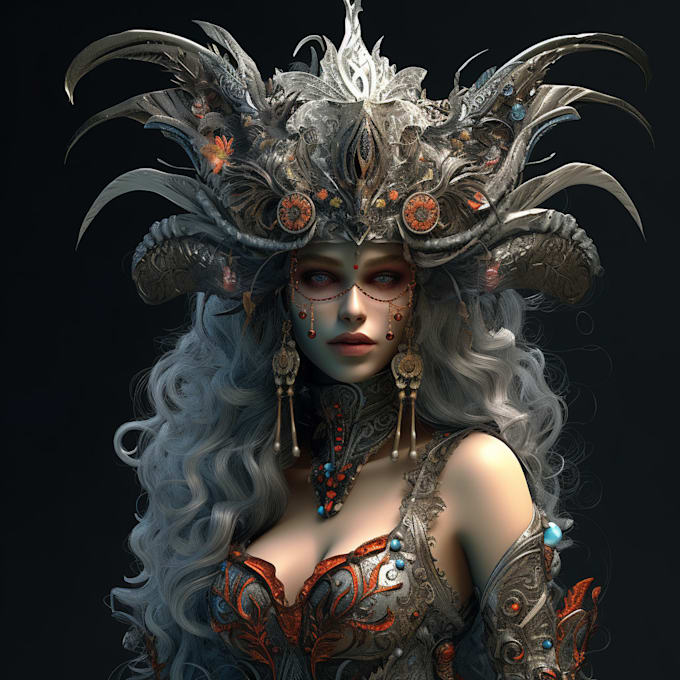 draw your fantasy portrait character