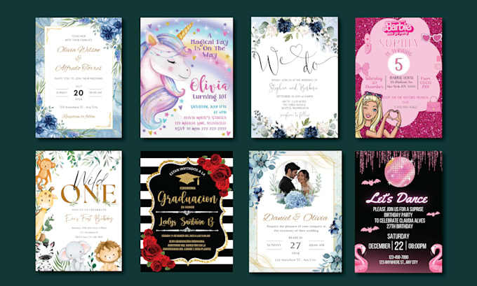 design wedding invitation card, save the date, birthday or greeting card
