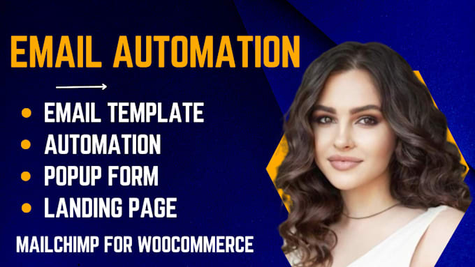 Design mailchimp email template popup form automation by Aristaeric