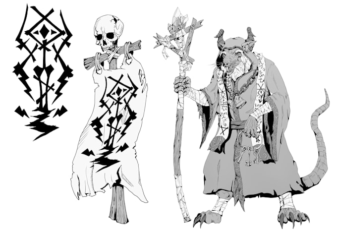 draw your character sketch, art or lineart