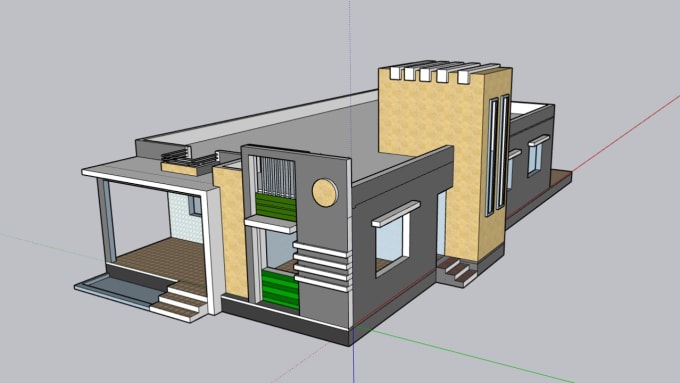 high quality and detailed 3d models created in sketchup