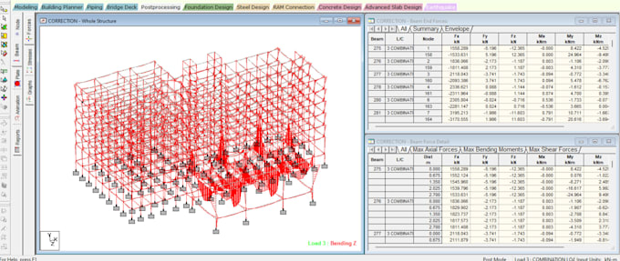 do structural analysis and 2d drafting of building