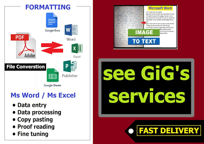 do fast accurate data entry