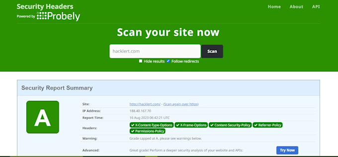 implement security headers to secure your websites