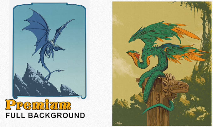 draw a fantasy illustration