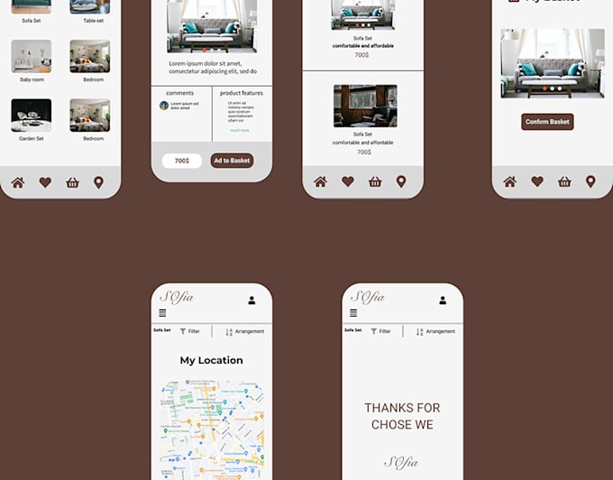 Create ux ui designs to make you look more professional by Emre443008 ...