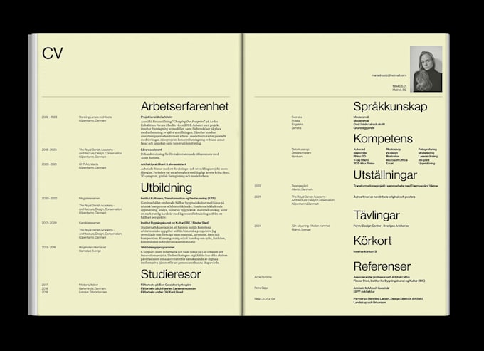create impressive CV, cover letter and portfolio for you