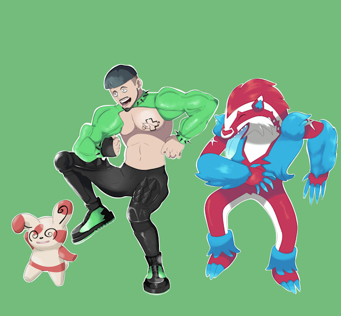 draw you in pokemon art style