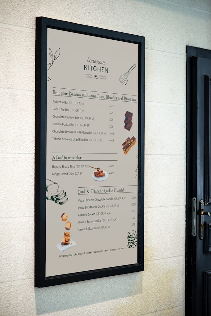 Create menu designs for your café and restaurants by Truptimondhe | Fiverr