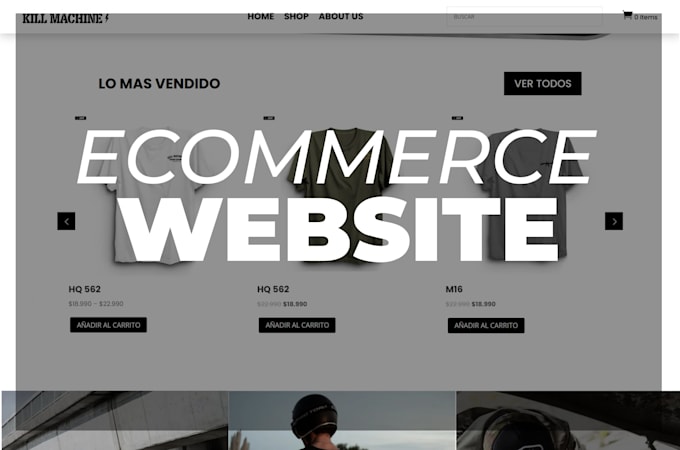 create a responsive wordpress web ecommerce site design