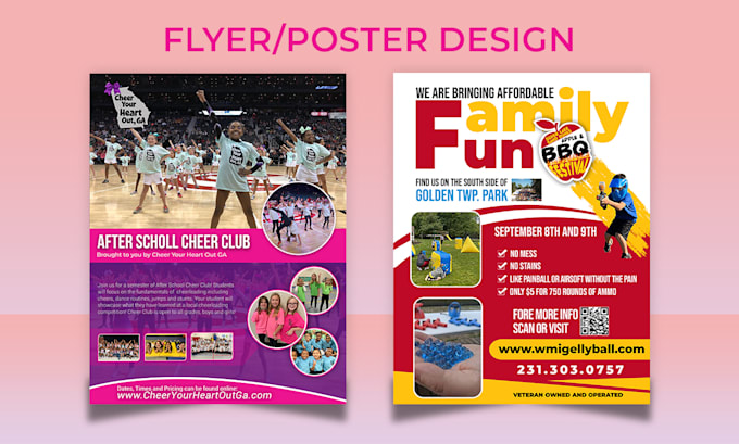 design a clean business flyer