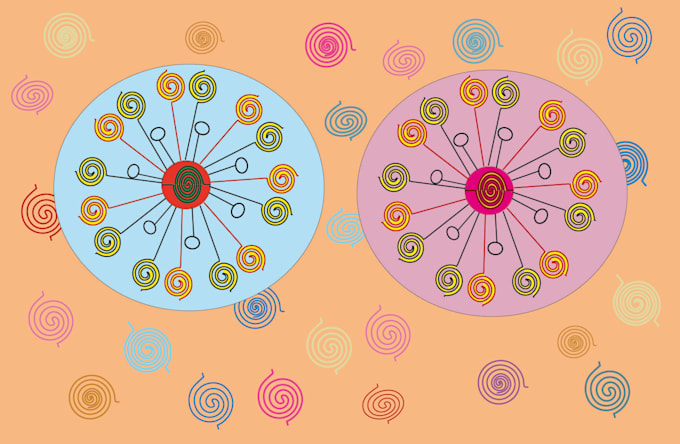 design seamless floral and geometric patterns