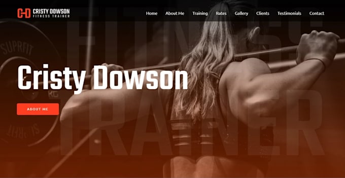 create responsive gym website or fitness wordpress website