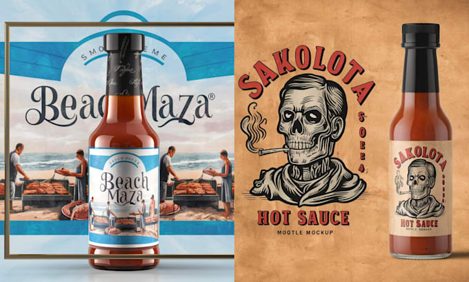 do label for, spice, sauce, salsa, seasoning, dips, rub, pepper, pikliz, ketchup