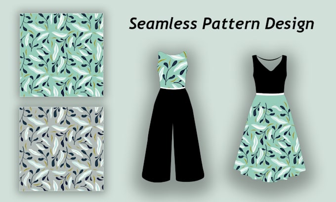 design seamless pattern for textile and fabric print