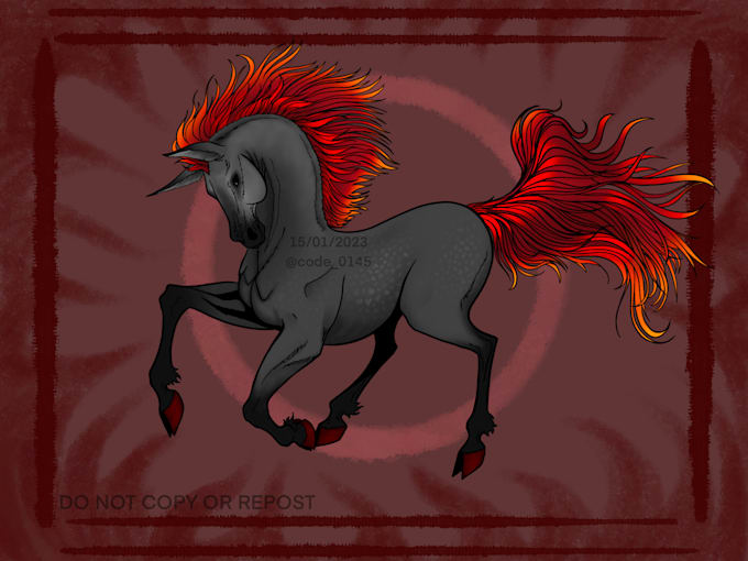 draw a fantasy creature, monster or dragon